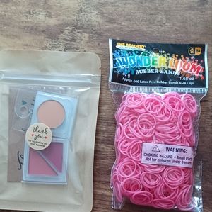 4/$25 Rainbow Loom pink rubberbands